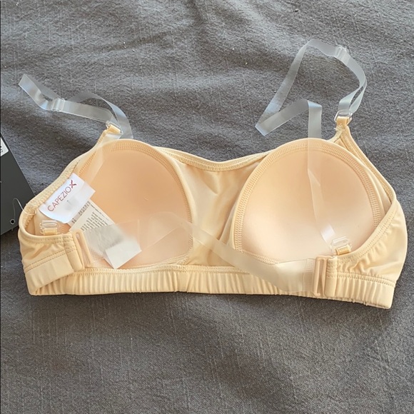 Capezio Nude bra with clear straps - Picture 3 of 4